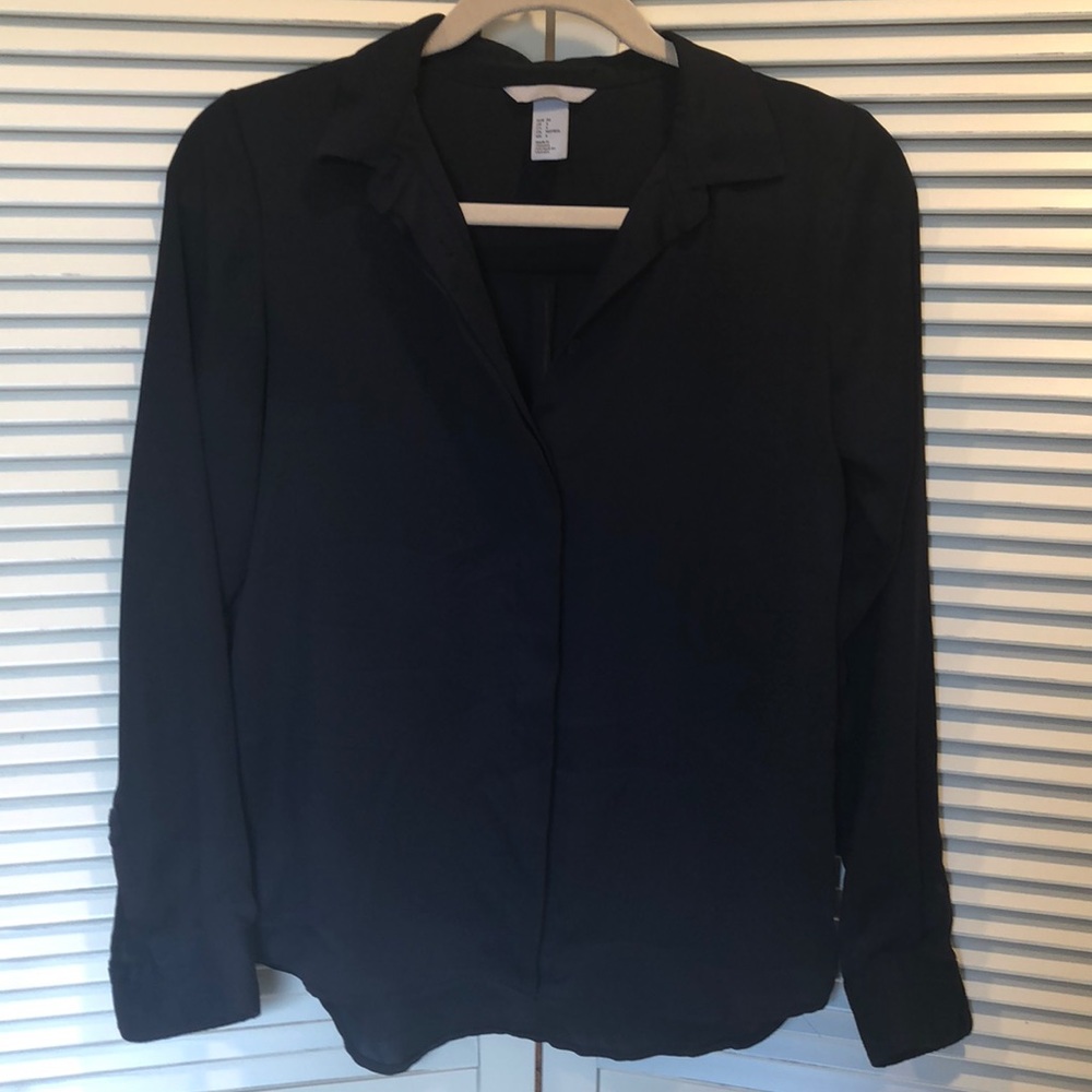 Navy Blouse